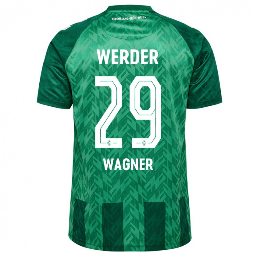 Danxen Uomo Maglia Paul Wagner #29 Verde Kit Gara Home 2024/25 Maglietta