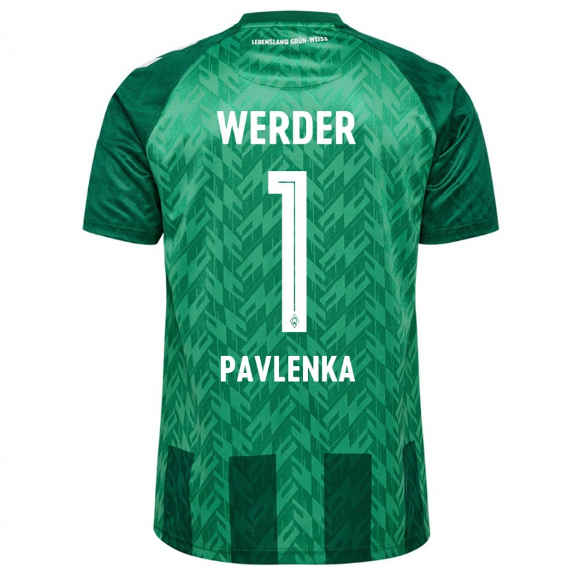 Danxen Uomo Maglia Jiri Pavlenka #1 Verde Kit Gara Home 2024/25 Maglietta
