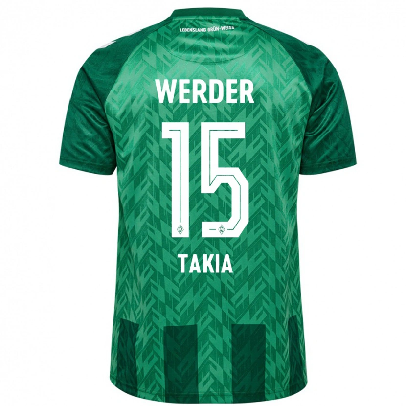 Danxen Uomo Maglia Toirik Onlam Takia #15 Verde Kit Gara Home 2024/25 Maglietta