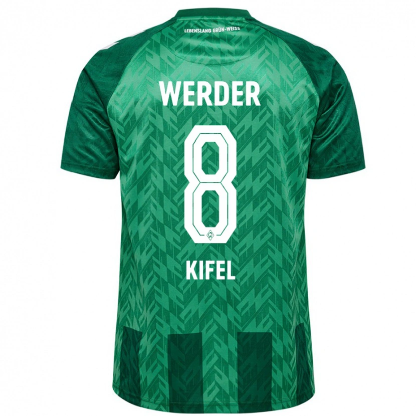 Danxen Uomo Maglia Denis Kifel #8 Verde Kit Gara Home 2024/25 Maglietta