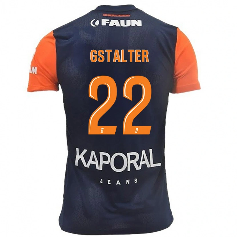 Danxen Uomo Maglia Lola Gstalter #22 Blu Navy Arancione Kit Gara Home 2024/25 Maglietta