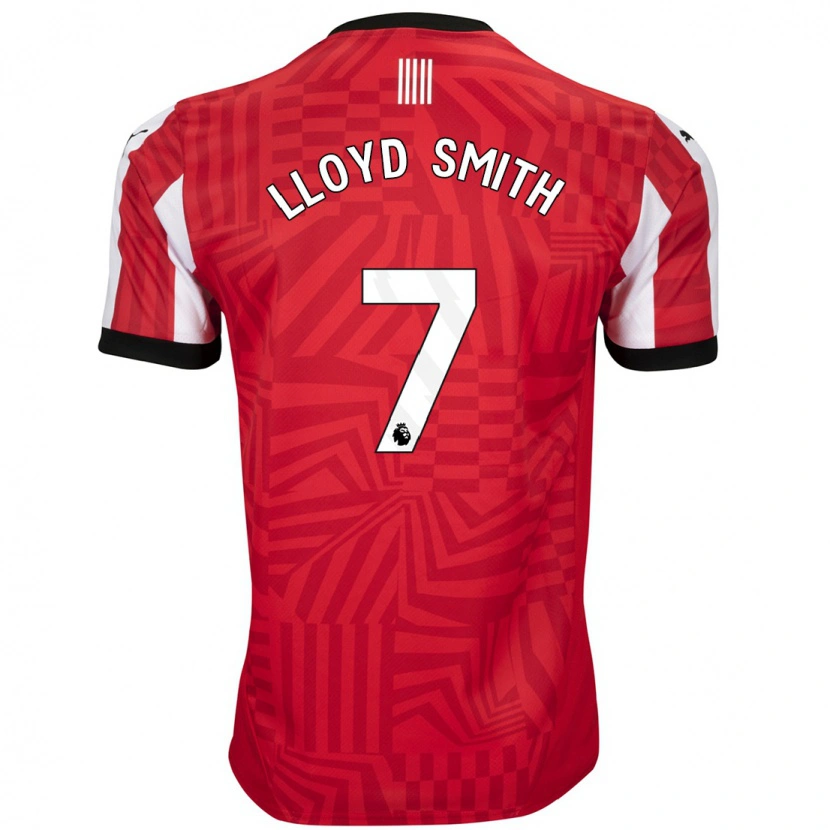 Danxen Uomo Maglia Lexi Lloyd-Smith #7 Rosso Bianco Kit Gara Home 2024/25 Maglietta