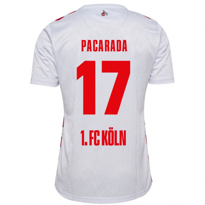 Danxen Uomo Maglia Leart Paçarada #17 Bianco Rosso Kit Gara Home 2024/25 Maglietta