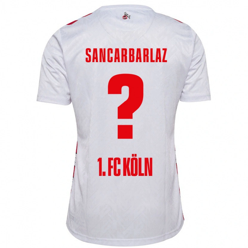 Danxen Uomo Maglia Keyhan Sancarbarlaz #0 Bianco Rosso Kit Gara Home 2024/25 Maglietta
