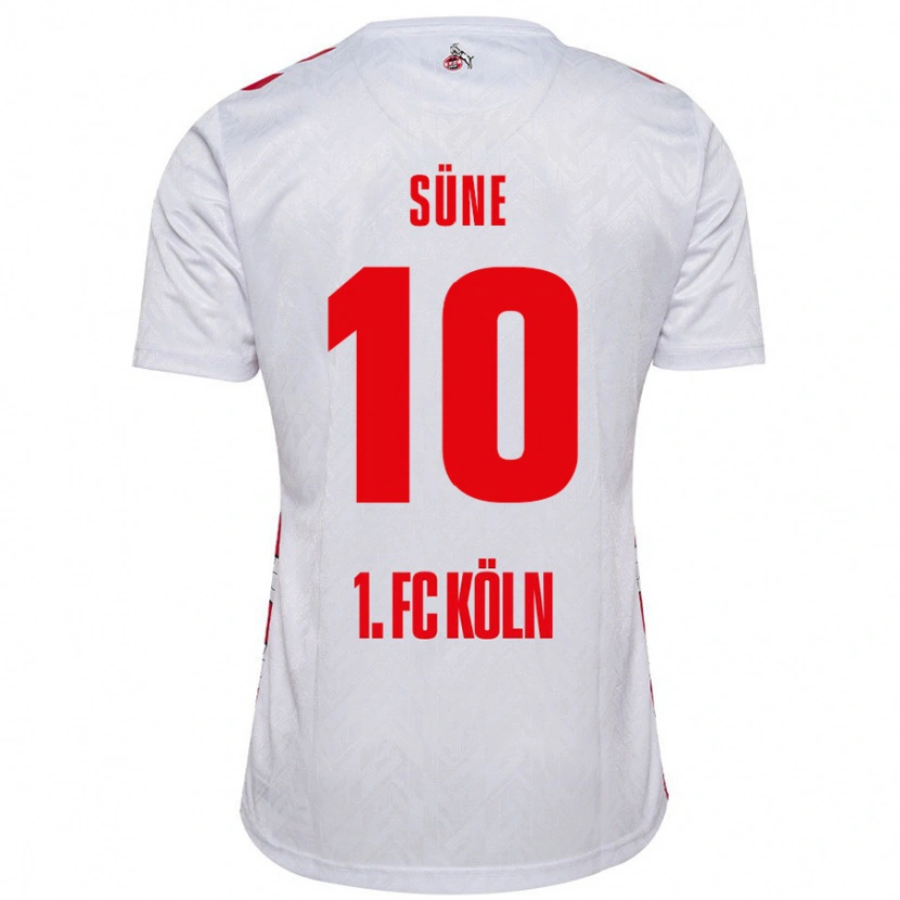 Danxen Uomo Maglia Arda Süne #10 Bianco Rosso Kit Gara Home 2024/25 Maglietta