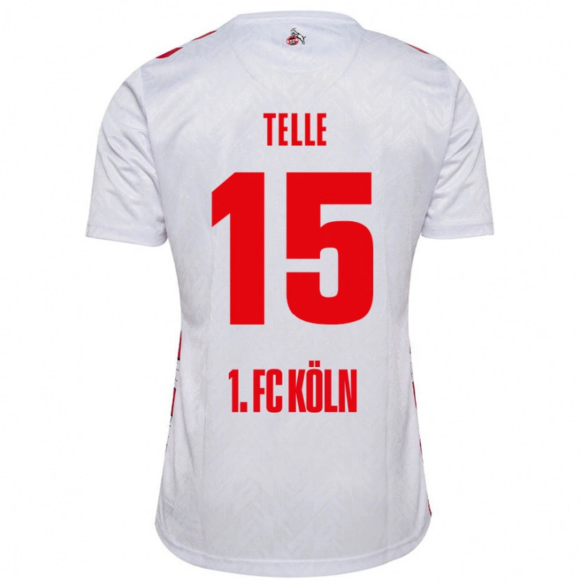 Danxen Uomo Maglia Neo Telle #15 Bianco Rosso Kit Gara Home 2024/25 Maglietta