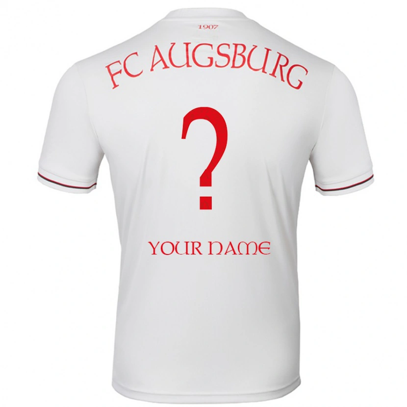 Danxen Uomo Maglia Il Tuo Nome #0 Bianco Kit Gara Home 2024/25 Maglietta