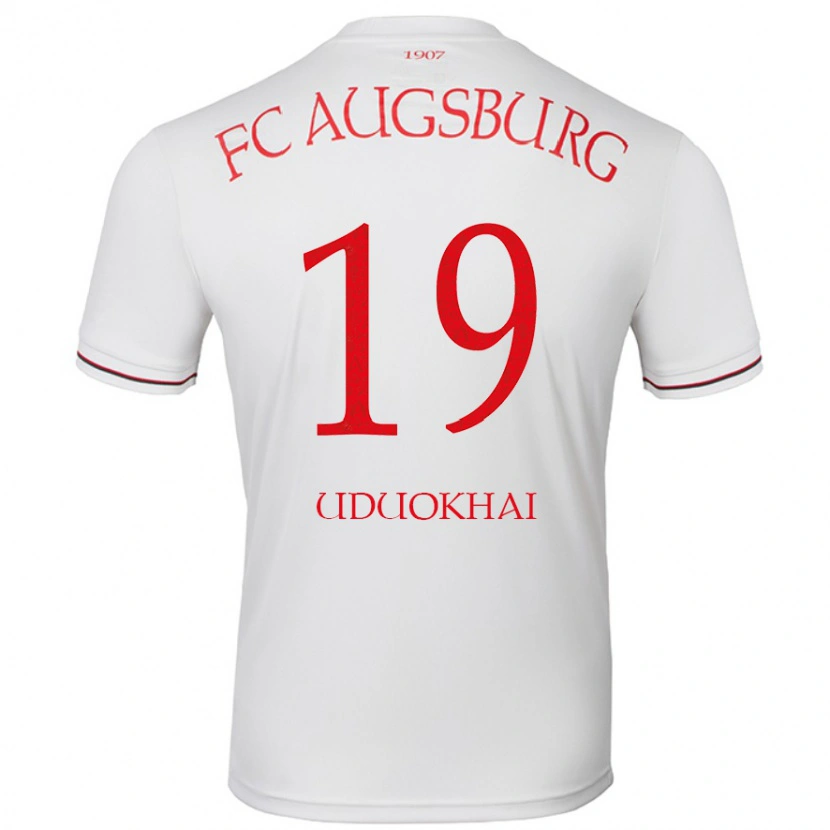 Danxen Uomo Maglia Felix Uduokhai #19 Bianco Kit Gara Home 2024/25 Maglietta