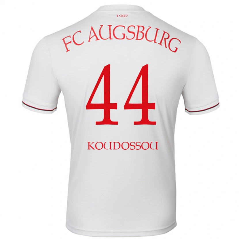 Danxen Uomo Maglia Henri Koudossou #44 Bianco Kit Gara Home 2024/25 Maglietta