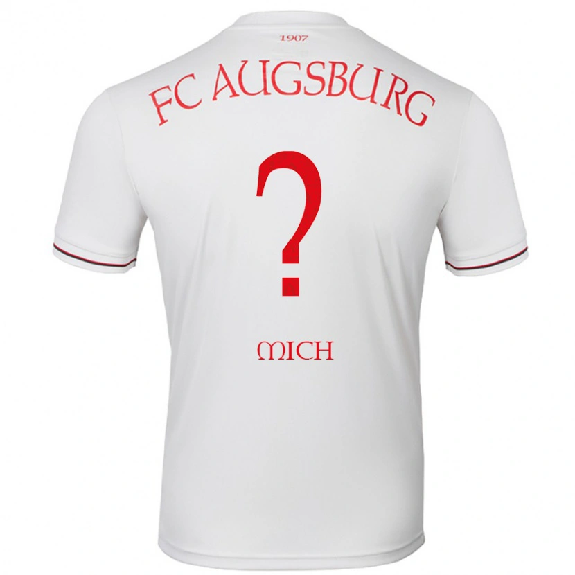 Danxen Uomo Maglia Fabian Mich #0 Bianco Kit Gara Home 2024/25 Maglietta