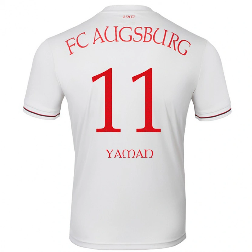Danxen Uomo Maglia Kerim Yaman #11 Bianco Kit Gara Home 2024/25 Maglietta