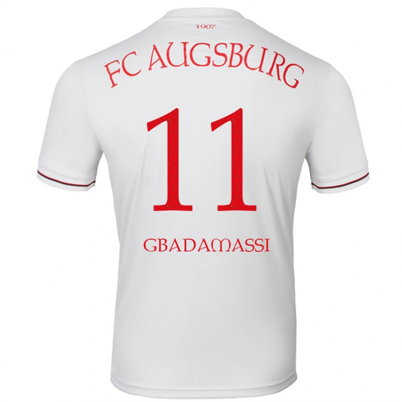 Danxen Uomo Maglia Rayane Gbadamassi #11 Bianco Kit Gara Home 2024/25 Maglietta