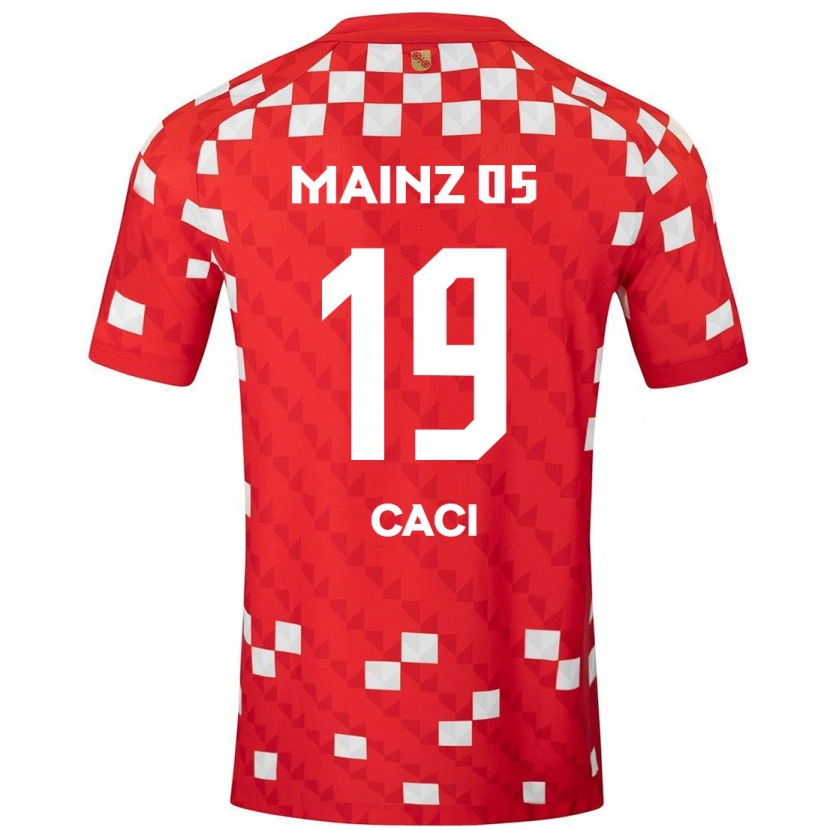 Danxen Uomo Maglia Anthony Caci #19 Bianco Rosso Kit Gara Home 2024/25 Maglietta