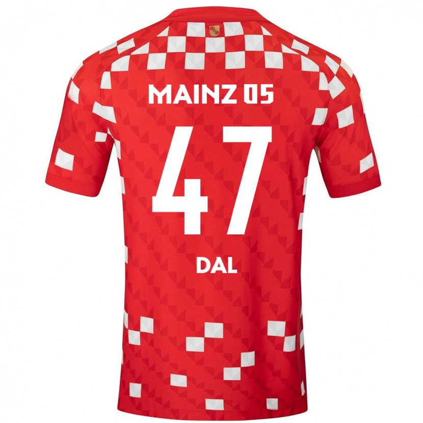 Danxen Uomo Maglia Maxim Dal #47 Bianco Rosso Kit Gara Home 2024/25 Maglietta