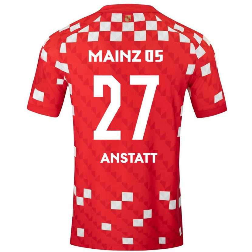 Danxen Uomo Maglia Nadine Anstatt #27 Bianco Rosso Kit Gara Home 2024/25 Maglietta