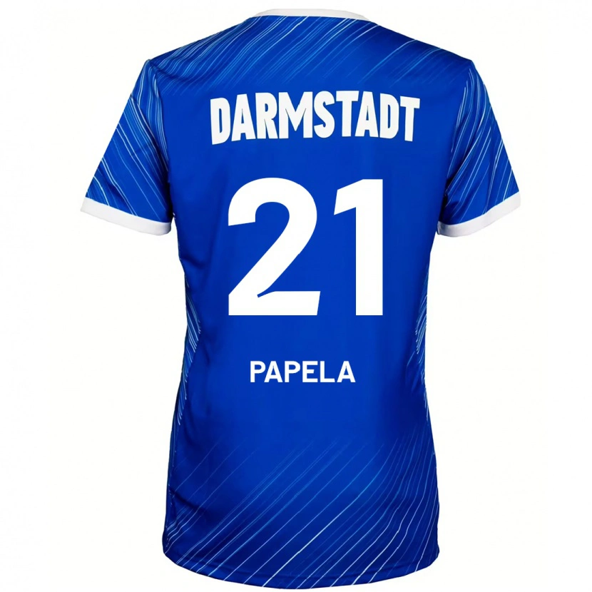 Danxen Uomo Maglia Merveille Papela #21 Blu Bianco Kit Gara Home 2024/25 Maglietta
