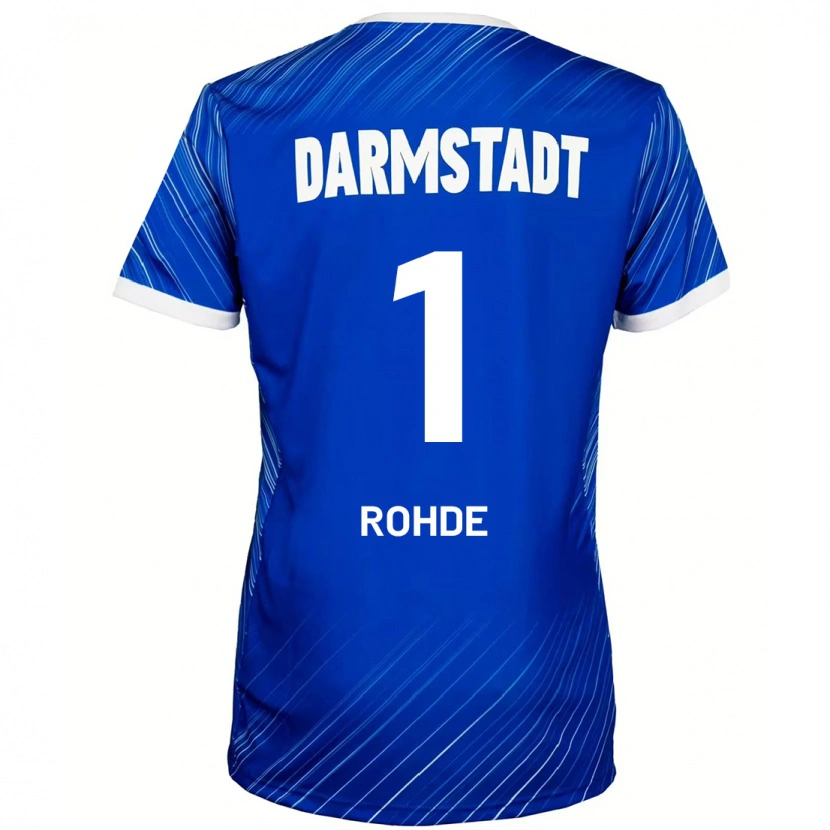 Danxen Uomo Maglia Til Rohde #1 Blu Bianco Kit Gara Home 2024/25 Maglietta