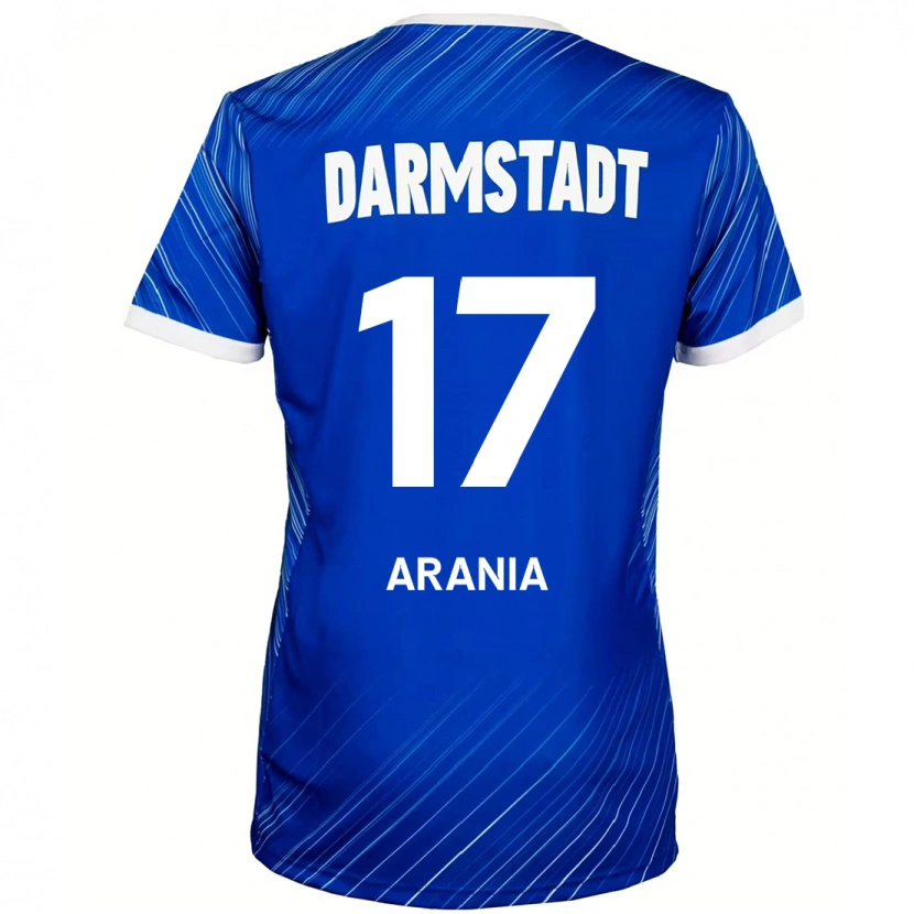 Danxen Uomo Maglia Asaf Arania #17 Blu Bianco Kit Gara Home 2024/25 Maglietta