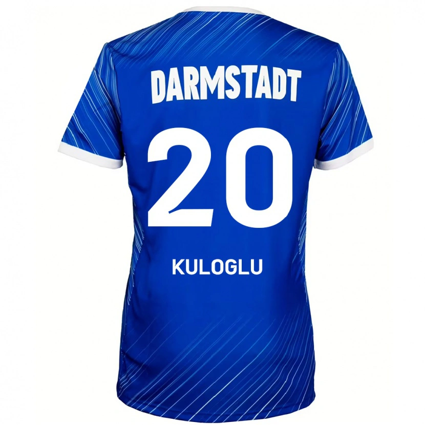 Danxen Uomo Maglia Can Kuloglu #20 Blu Bianco Kit Gara Home 2024/25 Maglietta