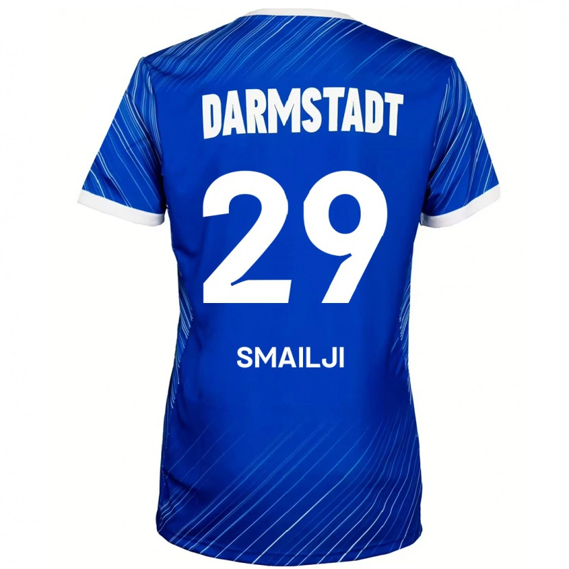 Danxen Uomo Maglia Esad Smailji #29 Blu Bianco Kit Gara Home 2024/25 Maglietta