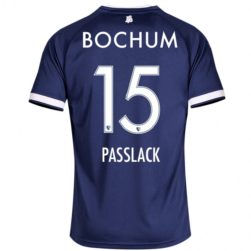 Danxen Uomo Maglia Felix Passlack #15 Blu Scuro Kit Gara Home 2024/25 Maglietta