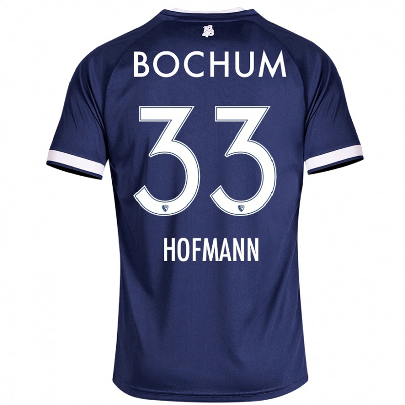 Danxen Uomo Maglia Philipp Hofmann #33 Blu Scuro Kit Gara Home 2024/25 Maglietta