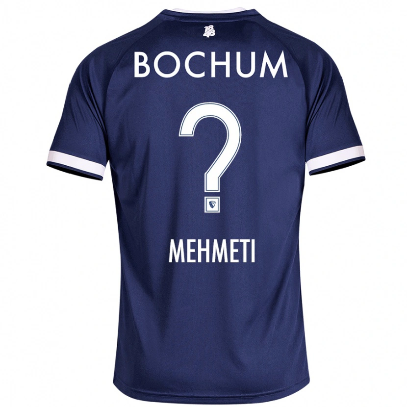 Danxen Uomo Maglia Enis Mehmeti #0 Blu Scuro Kit Gara Home 2024/25 Maglietta