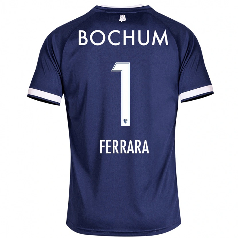 Danxen Uomo Maglia Noah-Ali Ferrara #1 Blu Scuro Kit Gara Home 2024/25 Maglietta