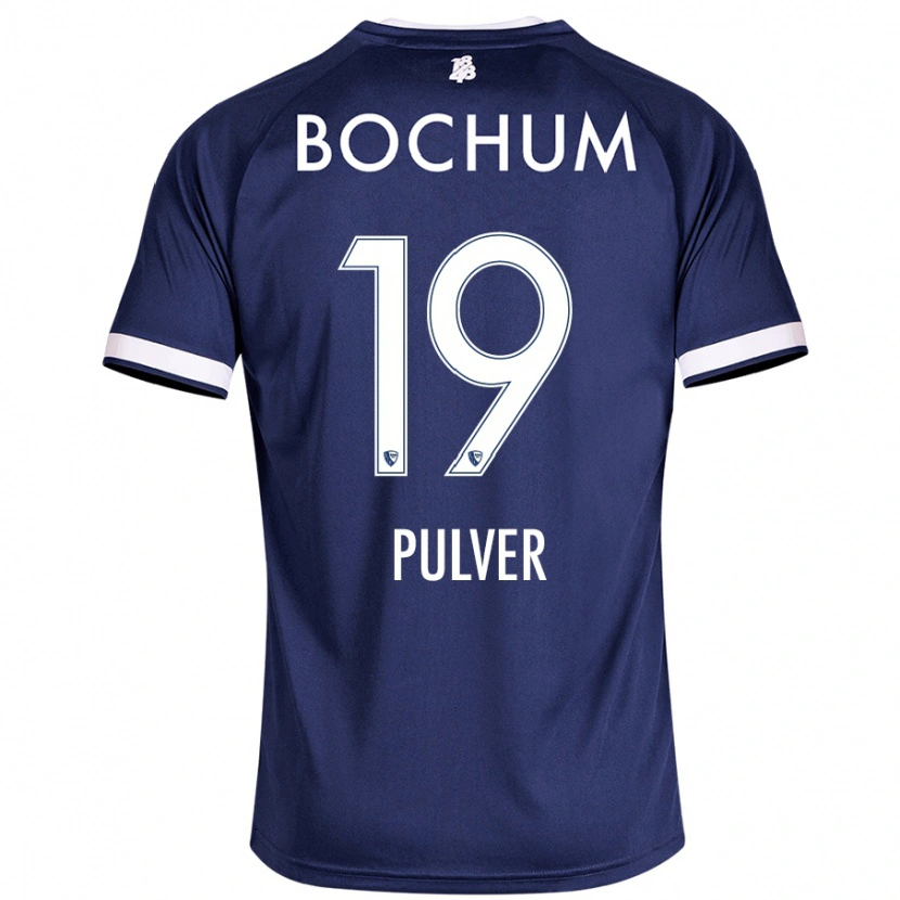 Danxen Uomo Maglia Nico Pulver #19 Blu Scuro Kit Gara Home 2024/25 Maglietta