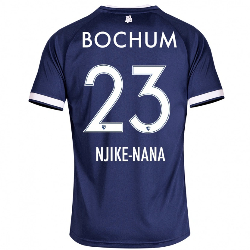 Danxen Uomo Maglia Jean-Philippe Njike-Nana #23 Blu Scuro Kit Gara Home 2024/25 Maglietta