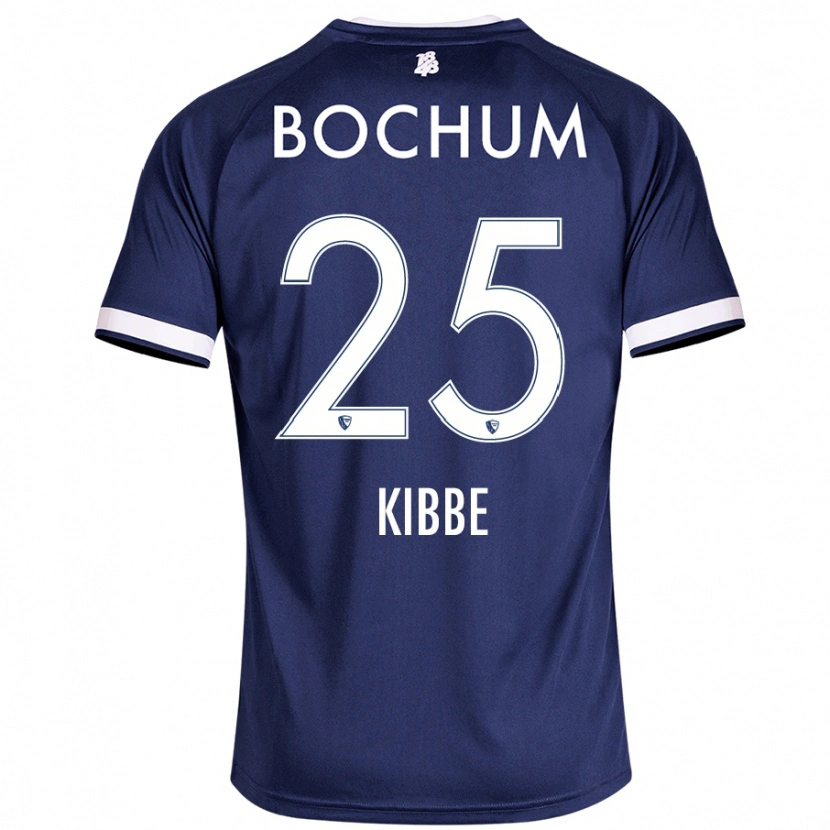 Danxen Uomo Maglia Jaden Kibbe #25 Blu Scuro Kit Gara Home 2024/25 Maglietta
