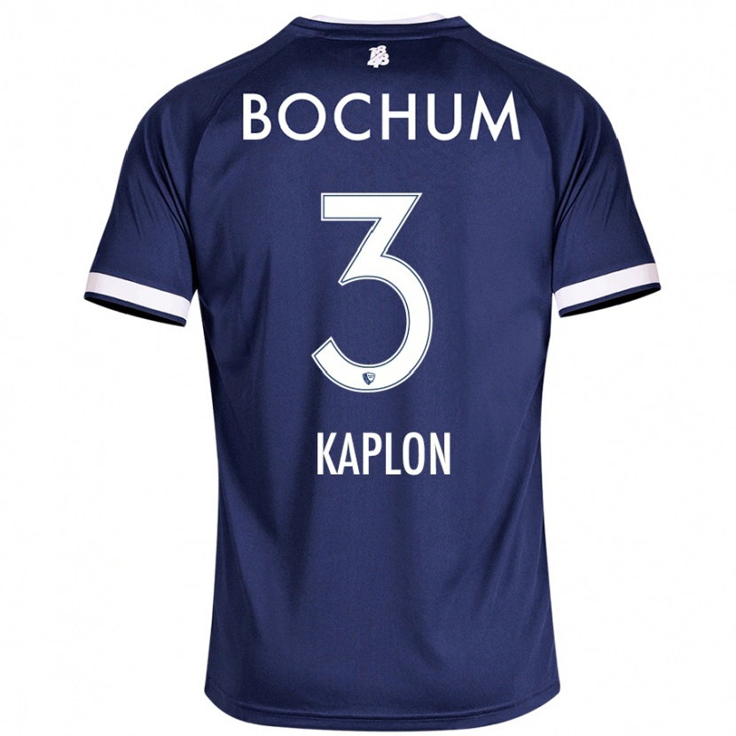Danxen Uomo Maglia Frauke Kaplon #3 Blu Scuro Kit Gara Home 2024/25 Maglietta