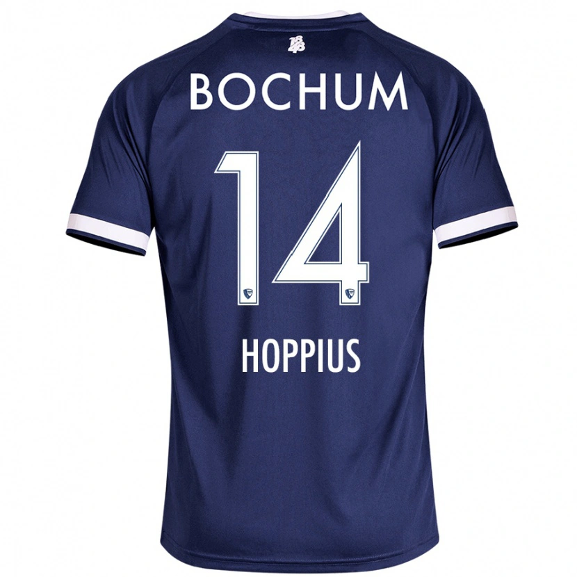 Danxen Uomo Maglia Dörthe Hoppius #14 Blu Scuro Kit Gara Home 2024/25 Maglietta