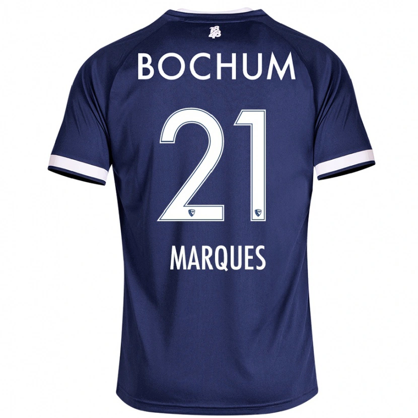 Danxen Uomo Maglia Anna Marques #21 Blu Scuro Kit Gara Home 2024/25 Maglietta