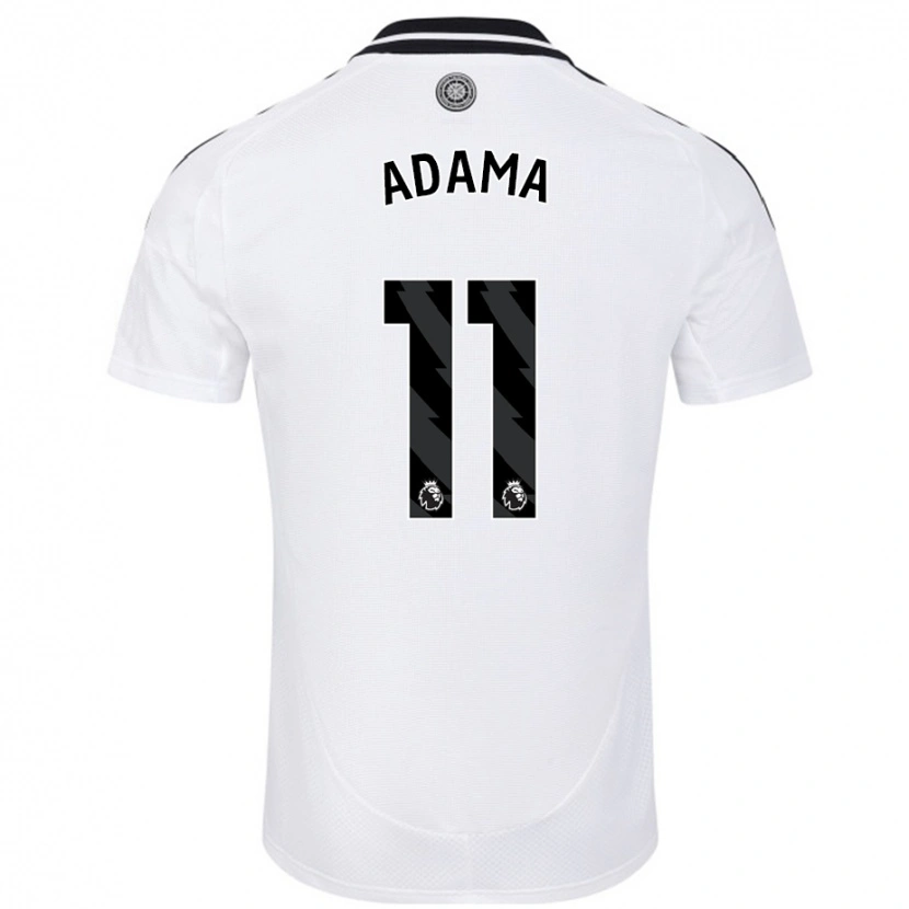 Danxen Uomo Maglia Adama Traoré #11 Bianco Kit Gara Home 2024/25 Maglietta