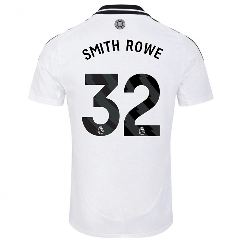 Danxen Uomo Maglia Emile Smith Rowe #32 Bianco Kit Gara Home 2024/25 Maglietta