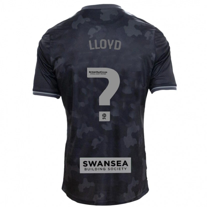 Danxen Uomo Maglia Tomos Lloyd #0 Nero Kit Gara Away 2024/25 Maglietta