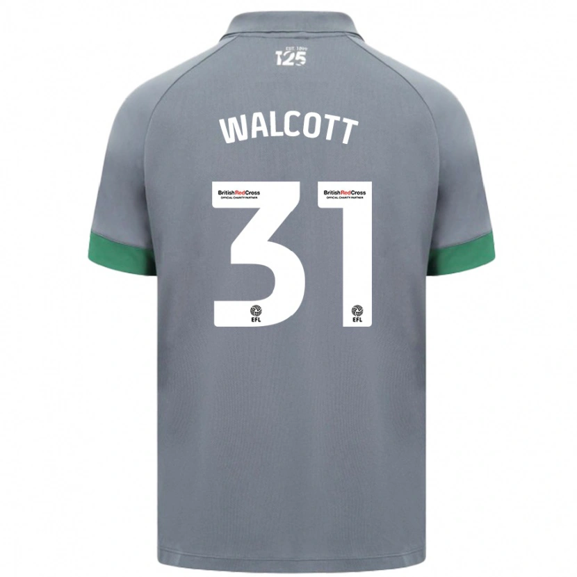 Danxen Uomo Maglia Malachi Fagan-Walcott #31 Grigio Scuro Kit Gara Away 2024/25 Maglietta