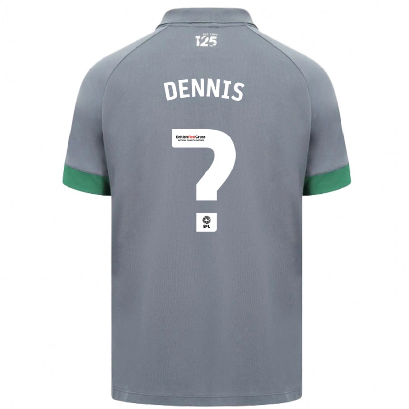 Danxen Uomo Maglia Jake Dennis #0 Grigio Scuro Kit Gara Away 2024/25 Maglietta