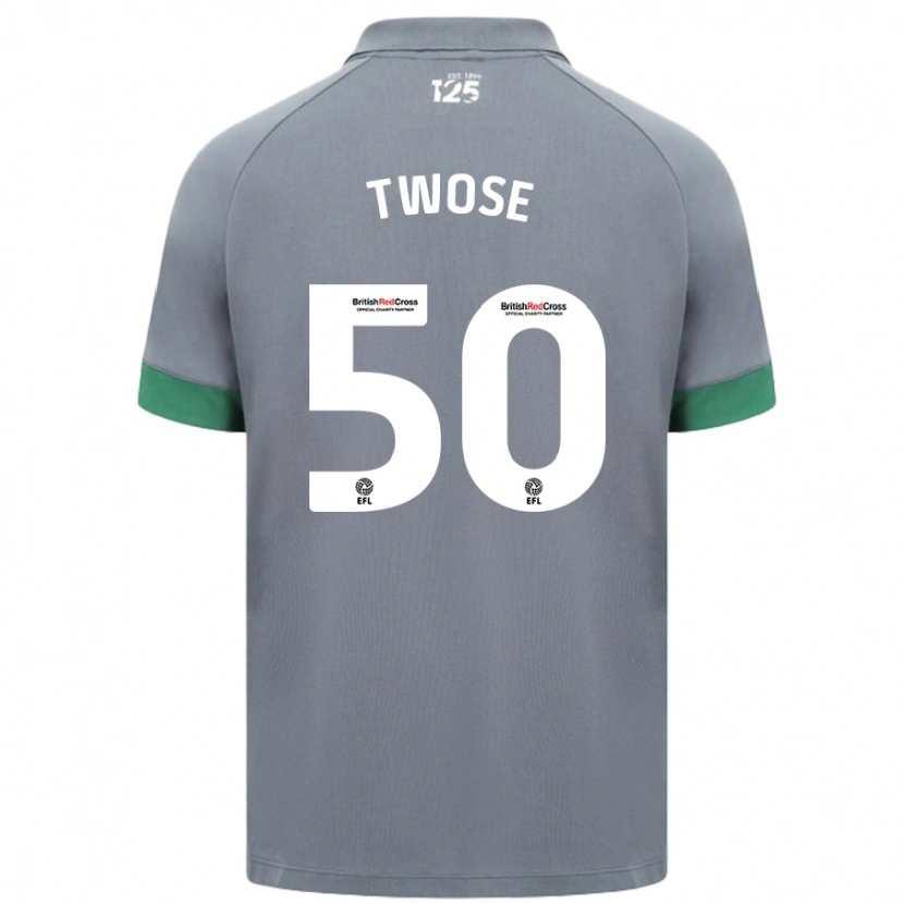 Danxen Uomo Maglia Cody Twose #50 Grigio Scuro Kit Gara Away 2024/25 Maglietta