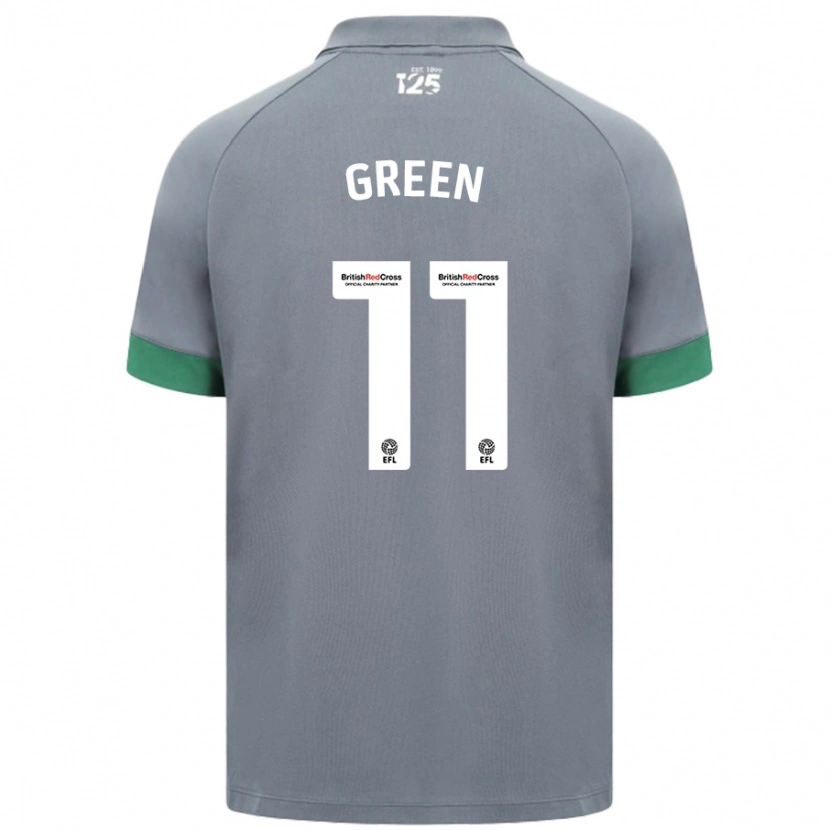 Danxen Uomo Maglia Danielle Green #11 Grigio Scuro Kit Gara Away 2024/25 Maglietta