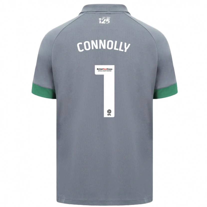 Danxen Uomo Maglia Daisy Connolly #1 Grigio Scuro Kit Gara Away 2024/25 Maglietta