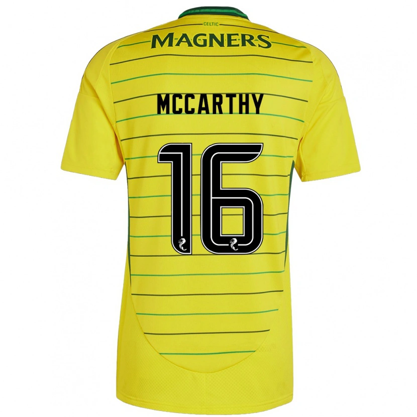 Danxen Uomo Maglia James Mccarthy #16 Giallo Kit Gara Away 2024/25 Maglietta