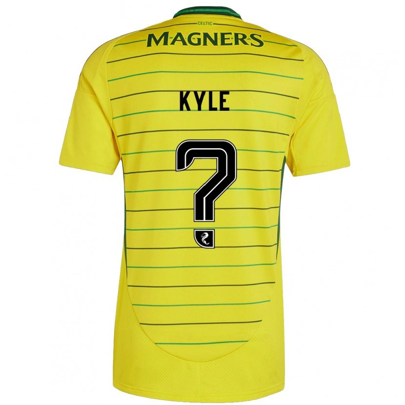 Danxen Uomo Maglia Andrew Kyle #0 Giallo Kit Gara Away 2024/25 Maglietta