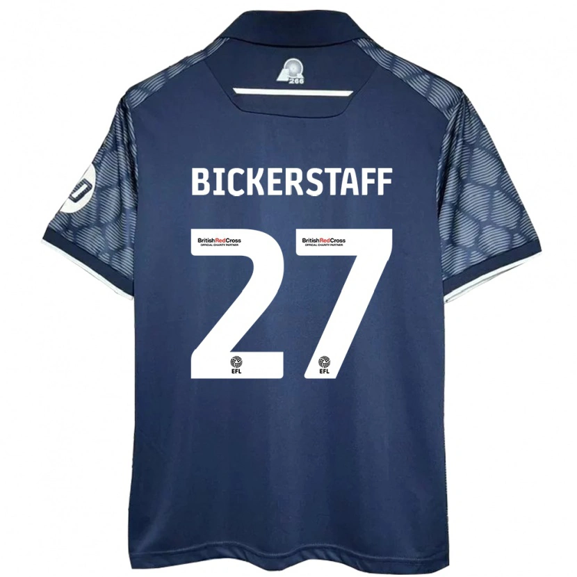 Danxen Uomo Maglia Jake Bickerstaff #27 Nero Kit Gara Away 2024/25 Maglietta