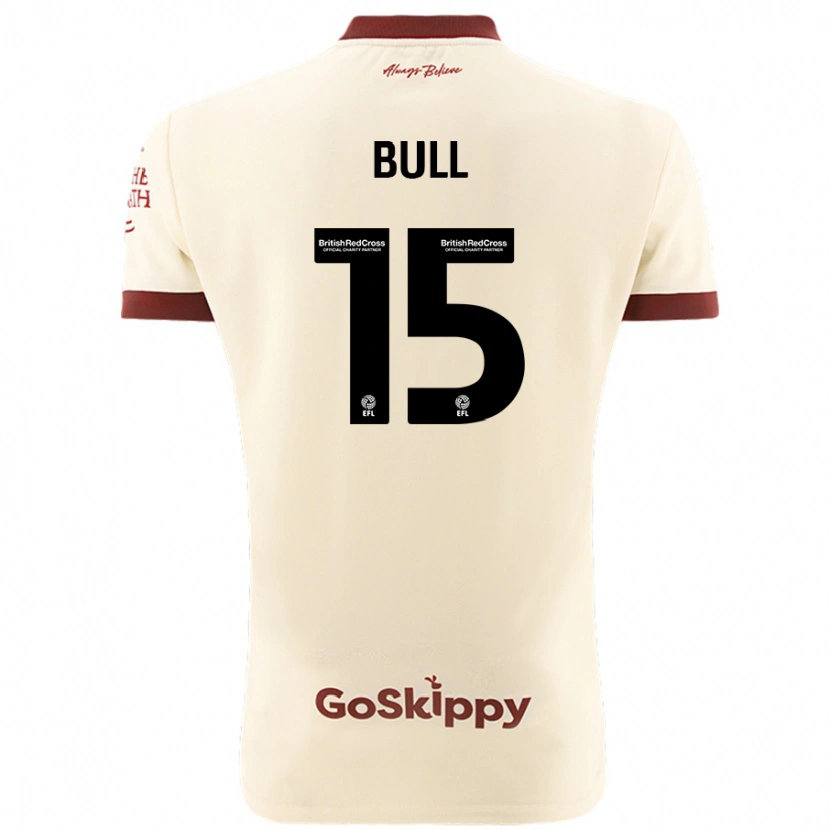 Danxen Uomo Maglia Jasmine Bull #15 Crema Bianco Kit Gara Away 2024/25 Maglietta