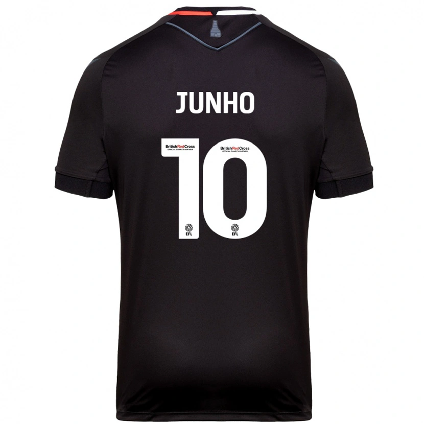 Danxen Uomo Maglia Jun-Ho Bae #10 Nero Kit Gara Away 2024/25 Maglietta