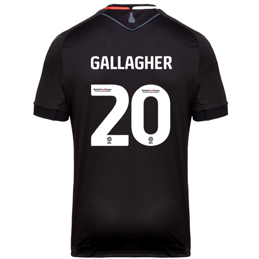 Danxen Uomo Maglia Sam Gallagher #20 Nero Kit Gara Away 2024/25 Maglietta