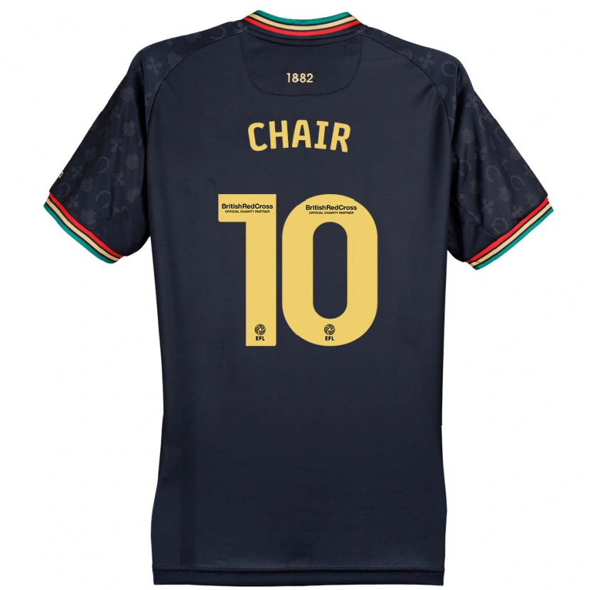 Danxen Uomo Maglia Ilias Chair #10 Blu Navy Scuro Kit Gara Away 2024/25 Maglietta