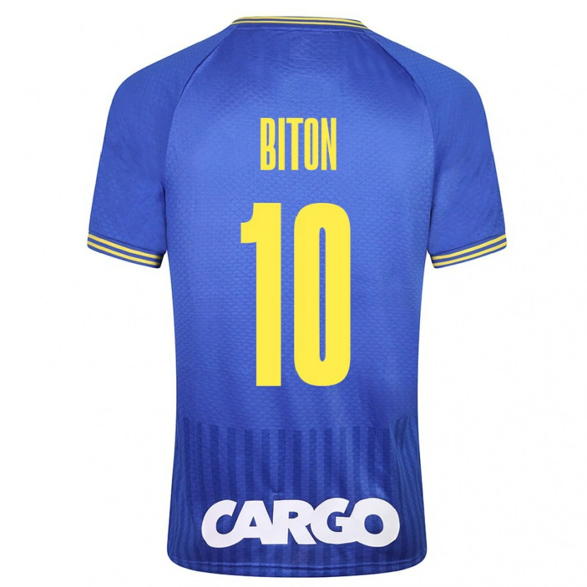Danxen Uomo Maglia Dan Biton #10 Bianco Kit Gara Away 2024/25 Maglietta